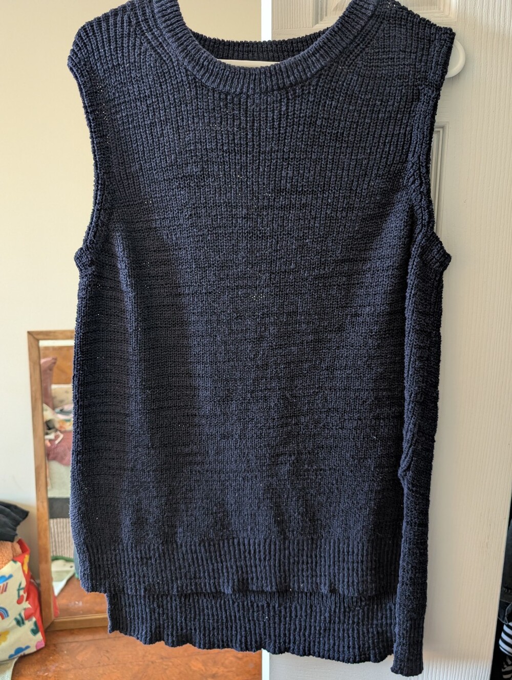 J. Crew Dark Navy Sleeveless Knit Tank